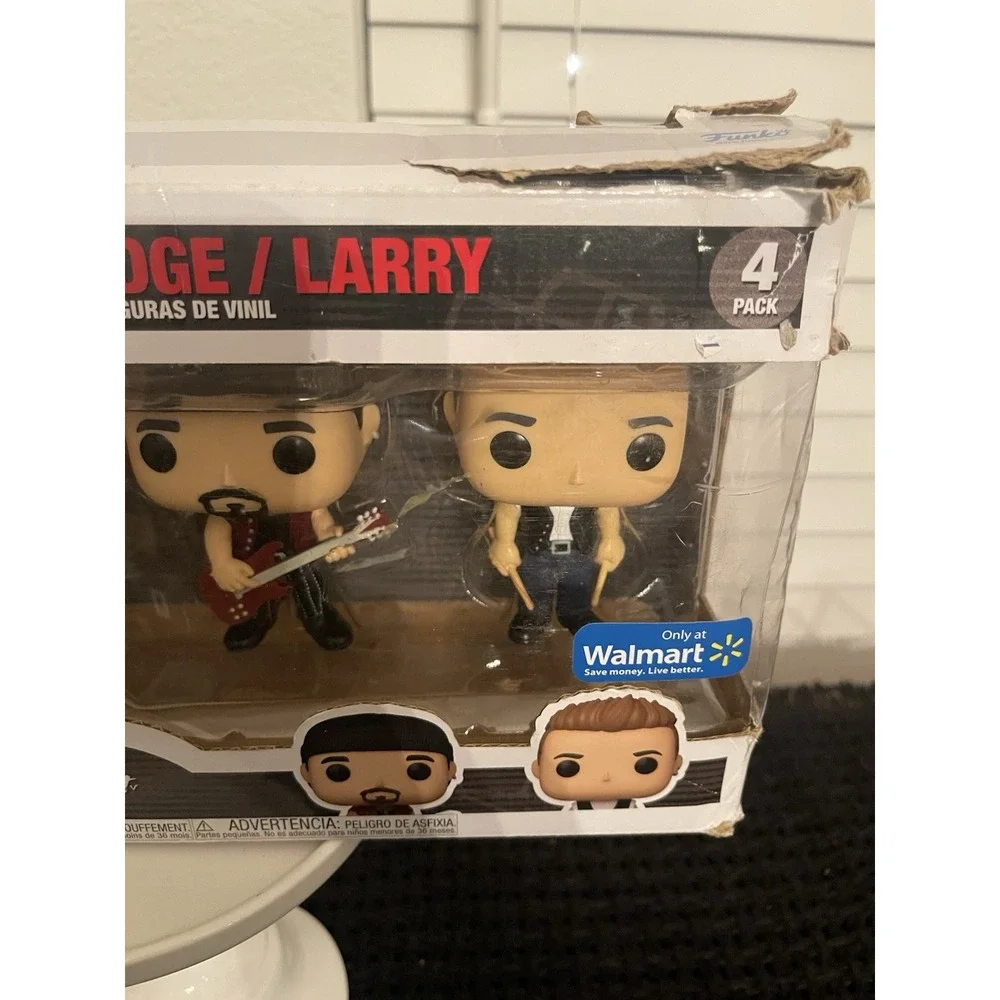 Funko Pop Rocks - U2 Zoo TV - 4-Pack: Adam/Bono/The Edge/Larry - Walmart - NewFu